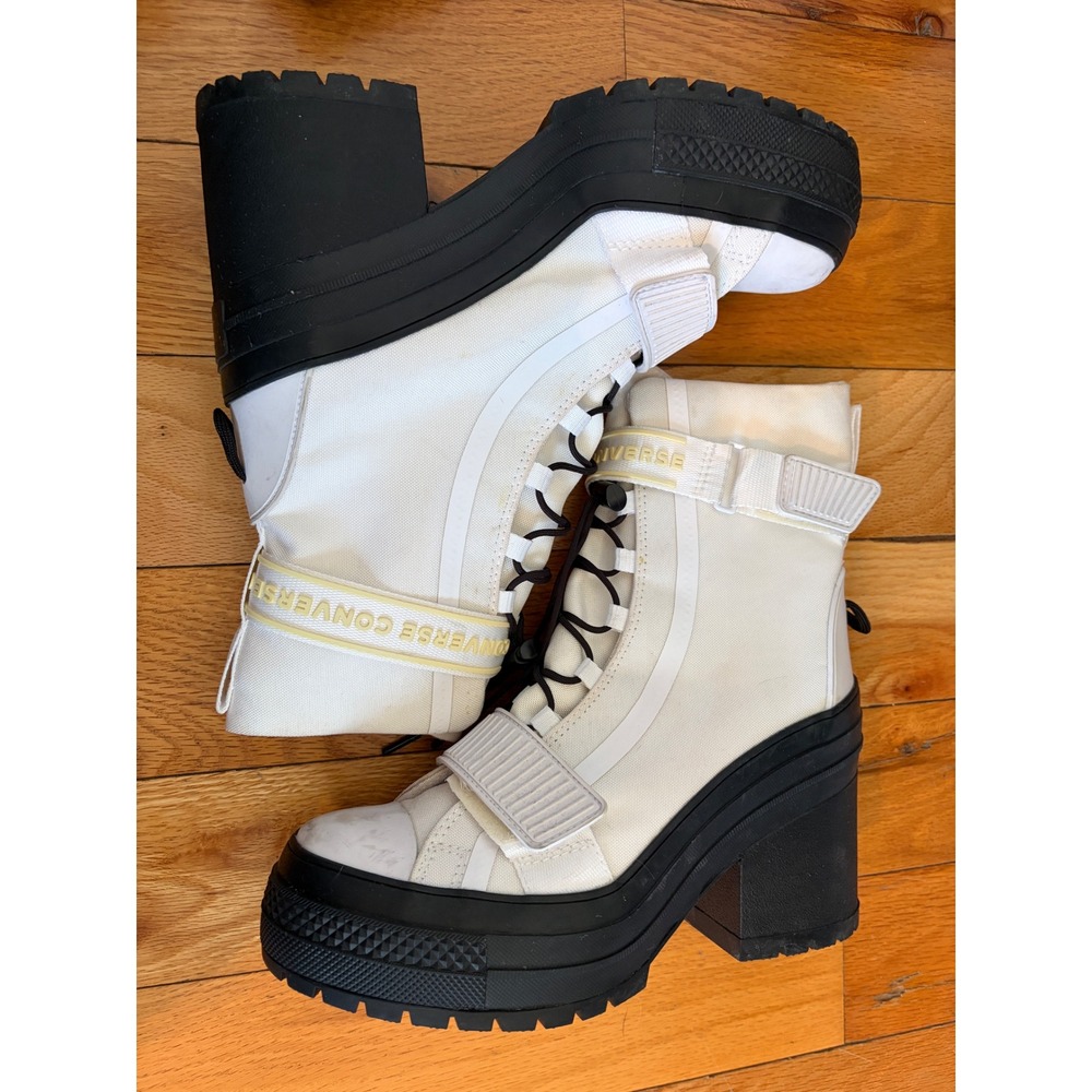 Converse Chuck Taylor All Star GR82 White Women's Platform Boot Size 6.5 - Picture 5 of 12
